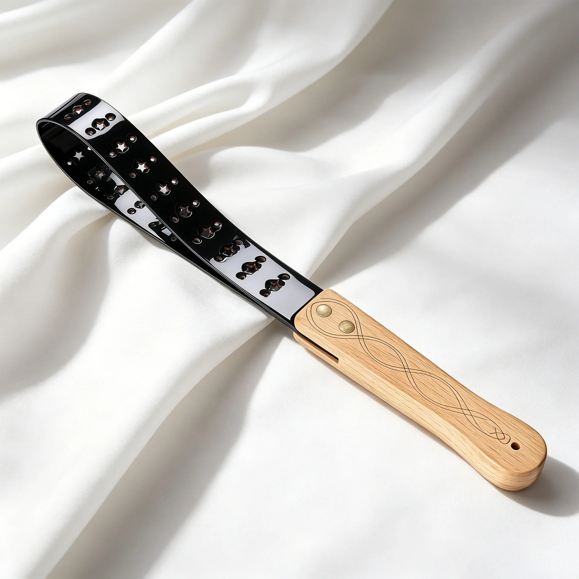 Adult Games Hollow Star Sexy Whips With Wood Handle Bdsm Bondage Sex Toys for Woman Flogger Paddle Spanking Bondage Restraints ﻿ view 4