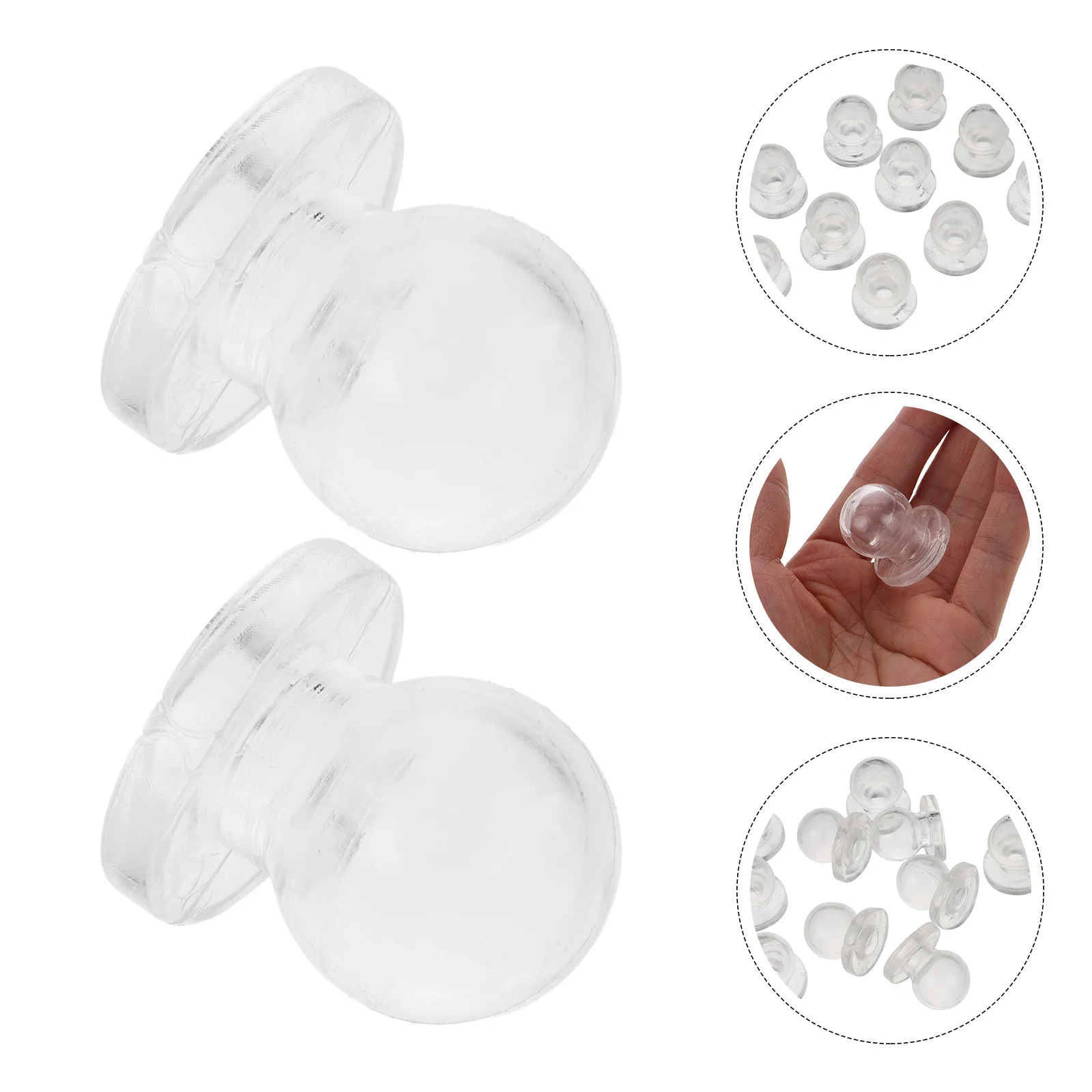 10 stuks Bubble Silicone Core Flexibele Tpr Insert Knijpbestendige Binnenbal voor Craft Decompressie Benodigdheden Speelgoed