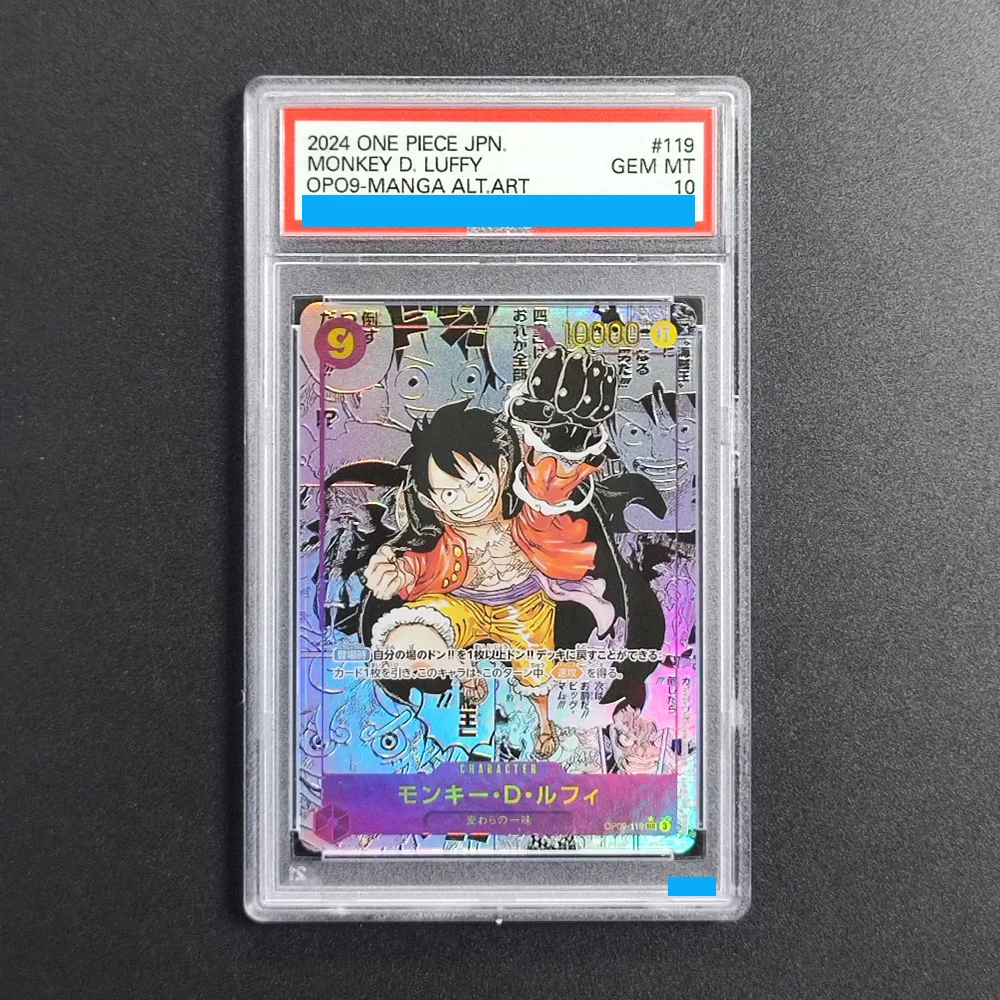 2024 One Piece Op09-Emperors In The New World #119 Monkey D. Luffy Sanji Manga Alternate Art Grading 10 Collection Game Card