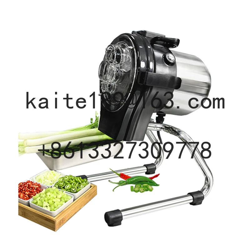 Procesador de alimentos comercial eléctrico, picadora de alimentos comercial, Chile, zanahoria, jengibre, Mini máquina cortadora de verduras