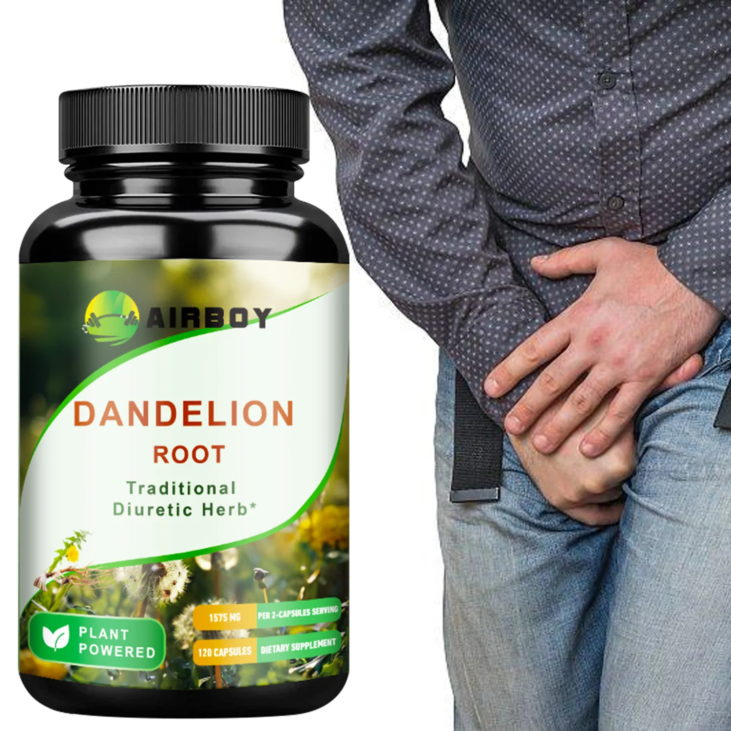 

Dandelion Root Capsules - Liver Cleansing, Supports Urinary Tract and Prostate Health,Improves Digestion & Liver Health, Non-GMO