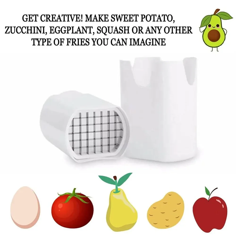 Vegetable Quick Slicer Potato Cutter French Fries Generator Fruit and Vegetable Shredder Fruit and Vegetable Salad Maker