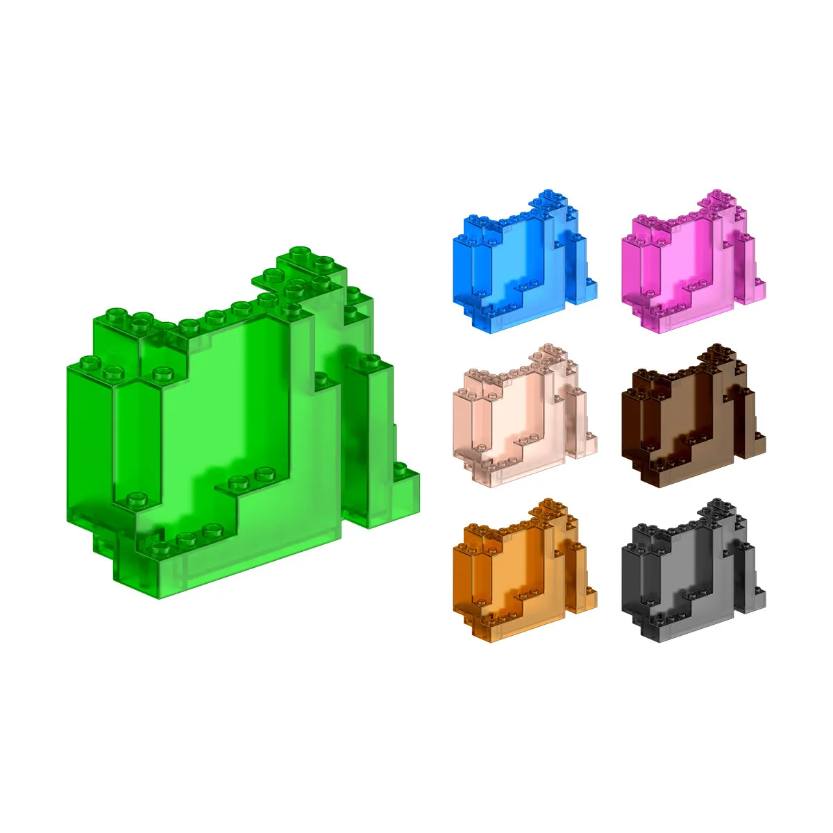 Small Particle Building Blocks Domestic Assembled 16×10×3 Hull Brick Parts Wholesale 90270 Compatible with Lego 64645