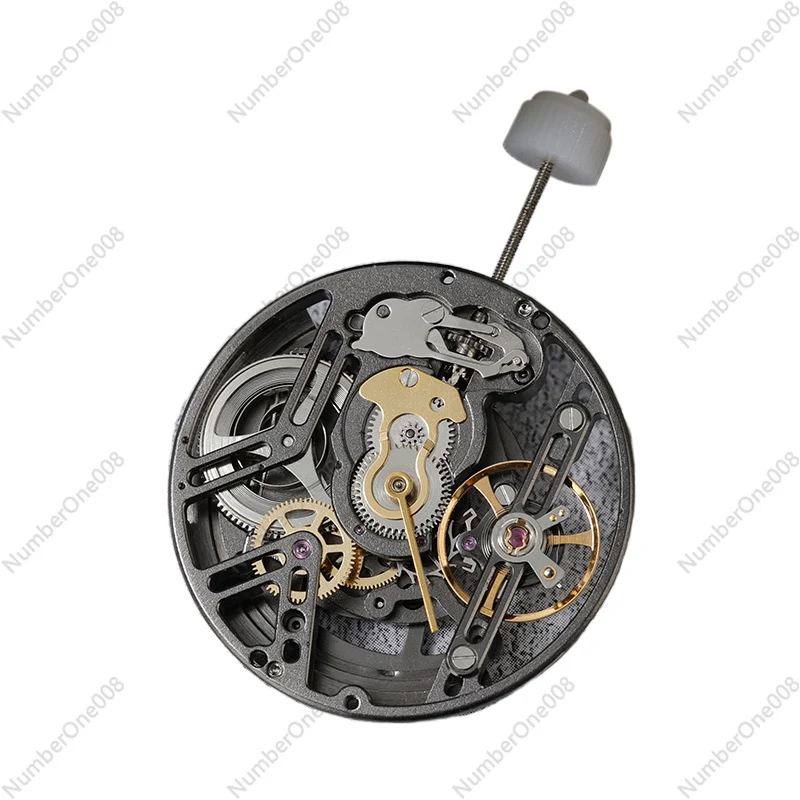 

Watch Accessories Domestic Shanghai HD3105 Mechanical Movement Black Automatic Movement Hollow Bare Pendulum Movement