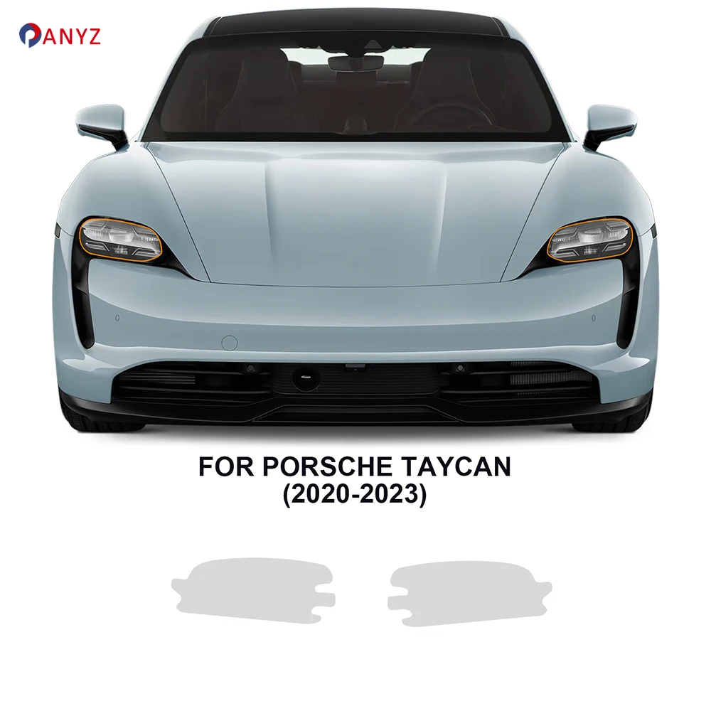 

TPU Car Headlight Protective Film For Porsche Taycan 2020 2021 2022 2023 Transparent Film Headlight Rearview Mirror Accessories