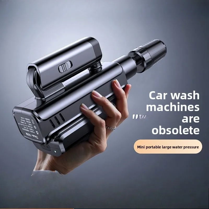 High Pressure Car Wash Water Gun Household Portable Car Motorcycle Yard Cleaning Tool Antifreeze and Explosion-proof