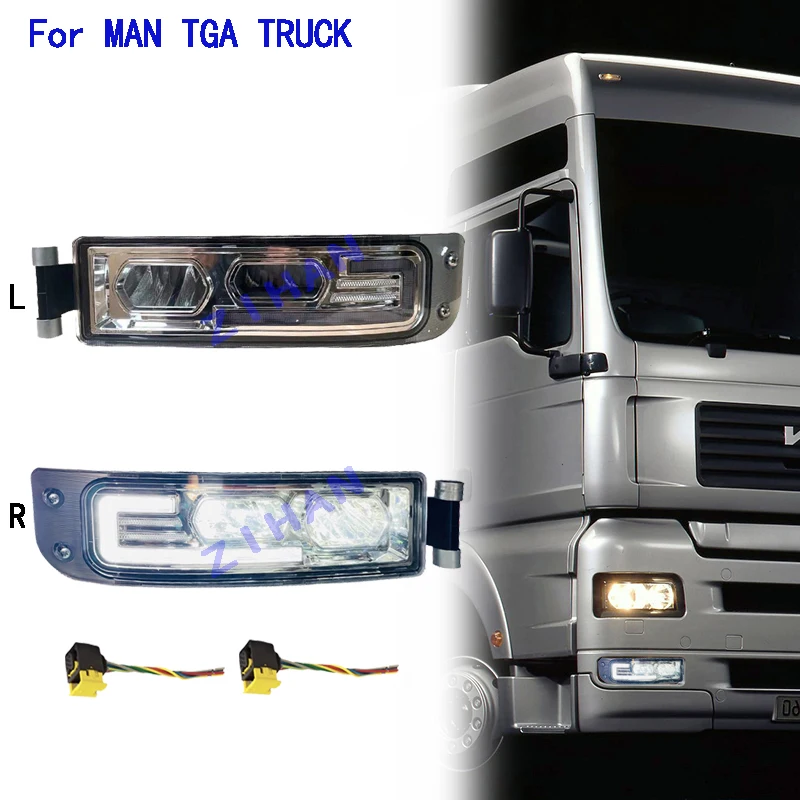 ONE PAIR FOG LAMP FITS FOR MAN L2000, LE2000, M2000 TGA, TGL & TGM FOG & INDICATOR LAMP LH RH MAN014 WITH INSTALL PLUG