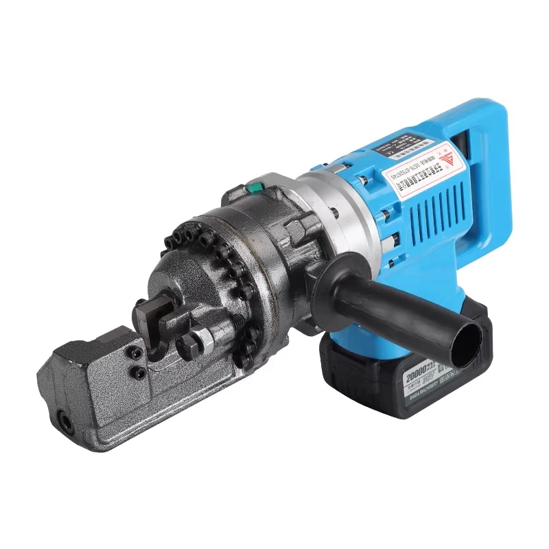 Automatic hydraulic cutting machine charging small portable steel bar cutting machine