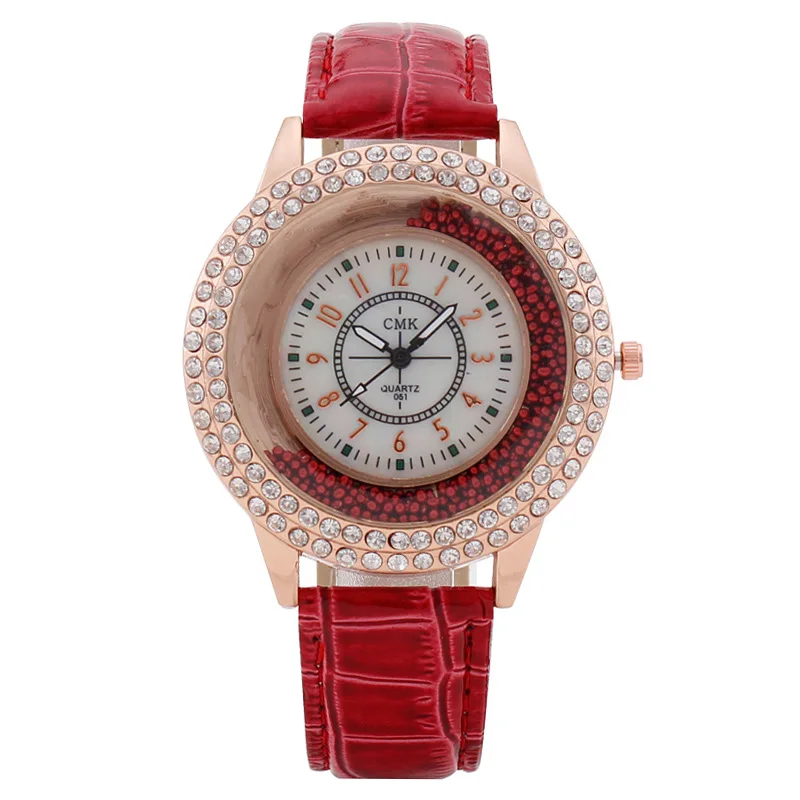 Diamond Ball Fashion Digital Women's Watch Women's Watch Belt Women's Watch