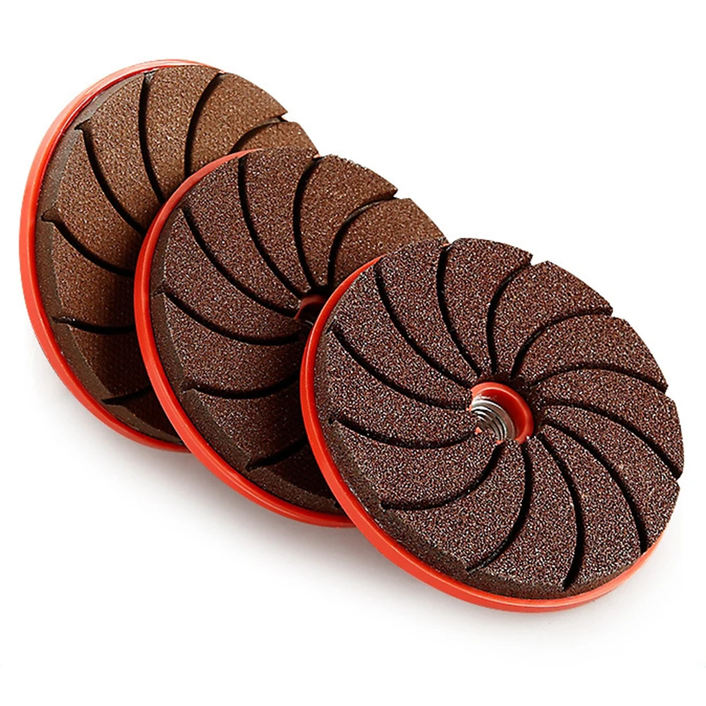 80mm 3 Inch Diamond Polishing Wet/Dry Polishing Pad With Backer For Grinding Granite Stone Concrete Marble Quartz Abrasive Tool