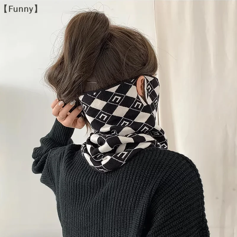 óm Grappig ParqueHerfst en winter Winddicht masker Fietsen Nekhoes Nek Volledig gezicht Koudebescherming Warm masker Sjaal