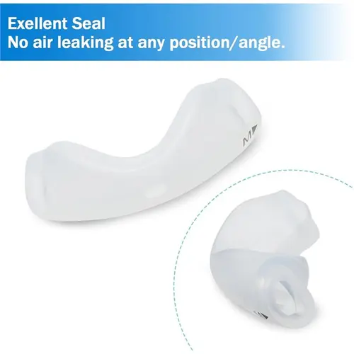 Imagen 2 del producto 【PRECIO REDUCTO】Almohadilla nasal en 1 paquete para usuarios CPAP para ropa de sueña, gel de silicona suave suministrado, talla M