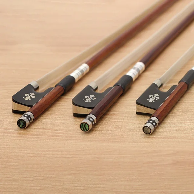 

Professional High Quality Violin Cello Parts Round bow Brazilwood Violin Bow