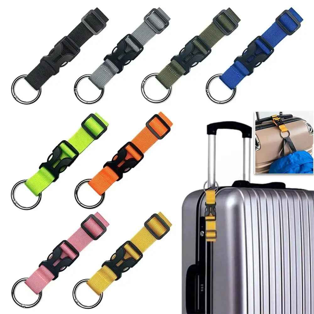 External Luggage Strap with Multifunctional Backpack Elastic Buckle, Adjustable Straps, Fashionable Travel Accessories
