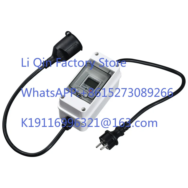 IP65 waterproof mobile distribution box digital ammeter CEE plug metering box