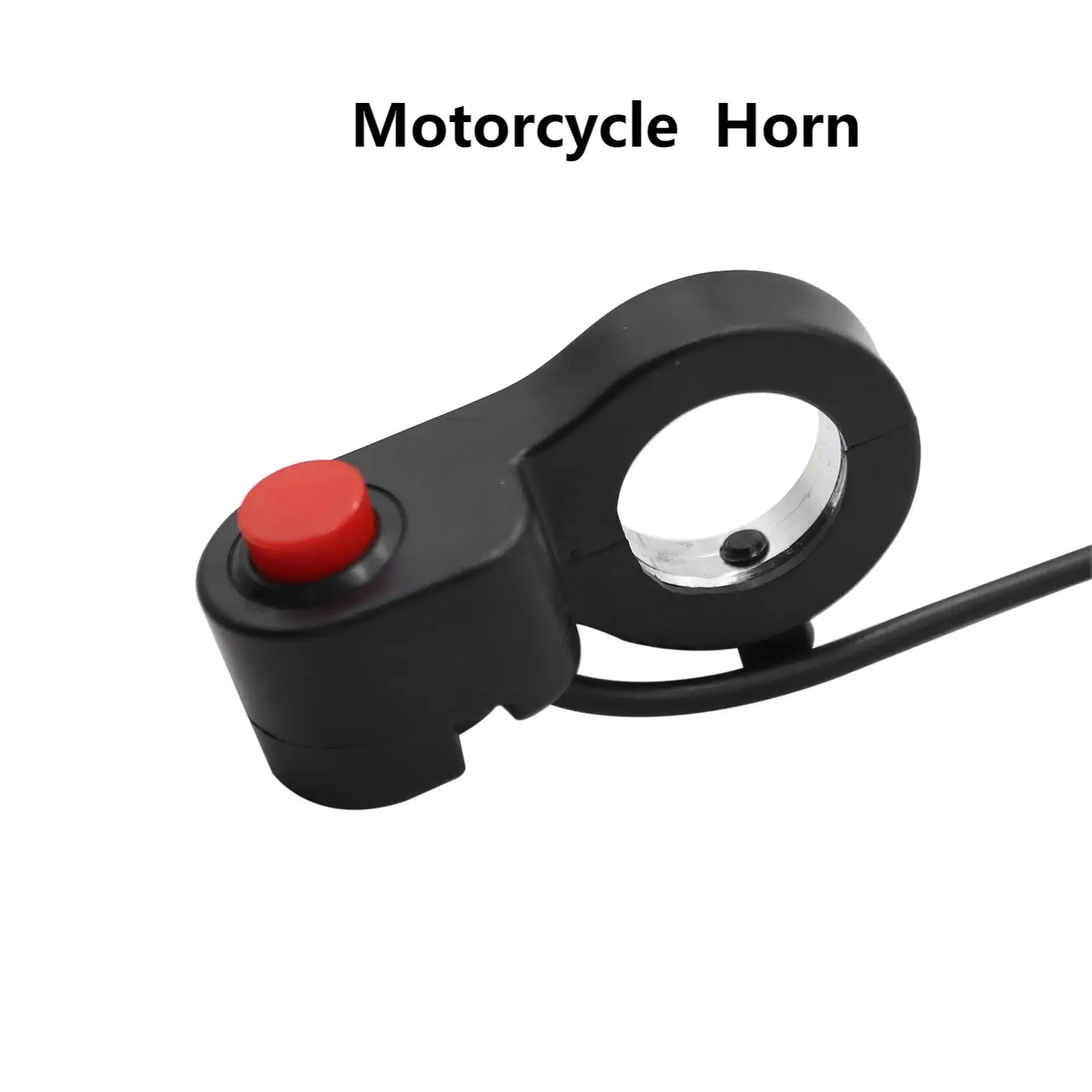 Universal 7 /8 Inch Motorcycle Handlebar Grip Horn Switch Control Button for Motorcycle Dirt Bike Speaker Sound Signal