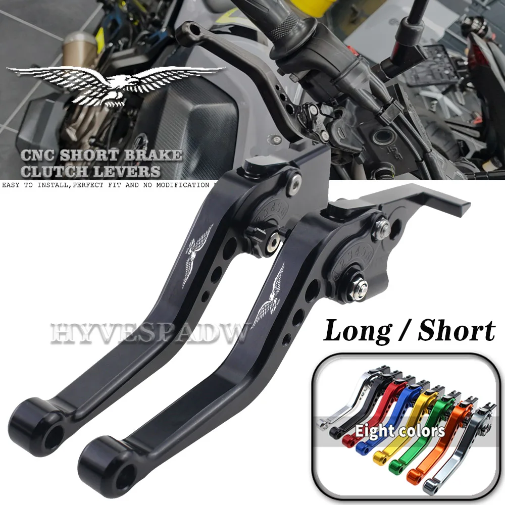 For Moto Guzzi BREVA 750 V7 Racer Classic Stornello Stone Special Custom Motorcycle Adjustable Handles Short Brake Clutch Levers