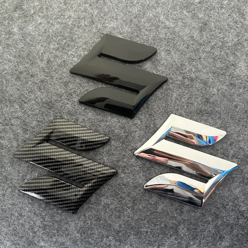

for SUZUKI Swift ABS Car Front Emblem Rear Trunk Logo 3D Badge Steering Wheel Sticker Modified Letter Decoration