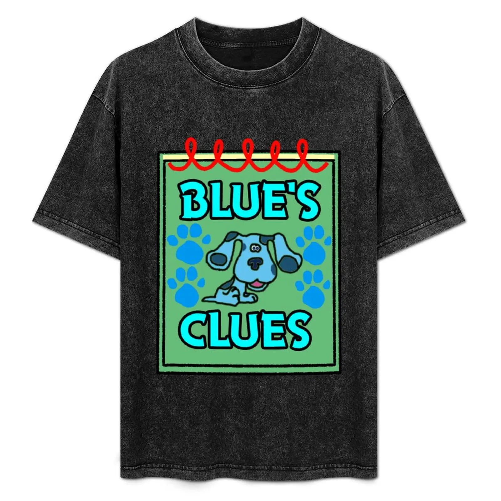 Blue's Clues Handy Dandy Notebook - Bleu - T-shirt avec graphismes minimalistes et mesures correctes