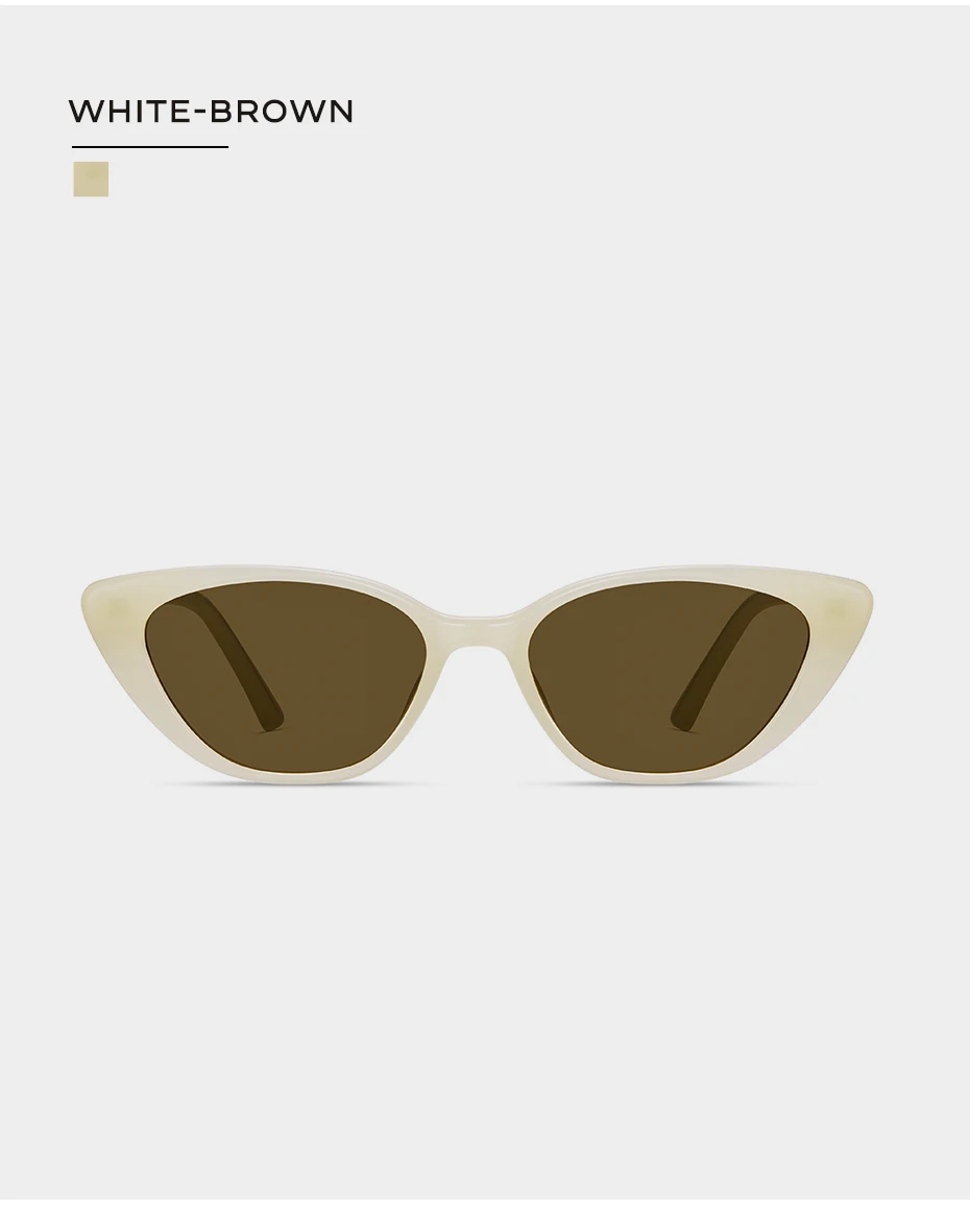 CAPONI Cat Eye Trend Frauen Sonnenbrille Schildpatt Polarisierte Anti-reflektierende Anti-glare Sonnenbrille Weibliche Modische CP2227 – Detail 20