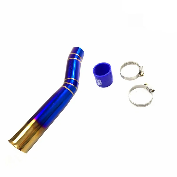 For Yamaha NMAX155 Motorcycle Modification Supplies Stainless Steel Burning Blue Air Filter Intake Pipe Motorcycle Accessories