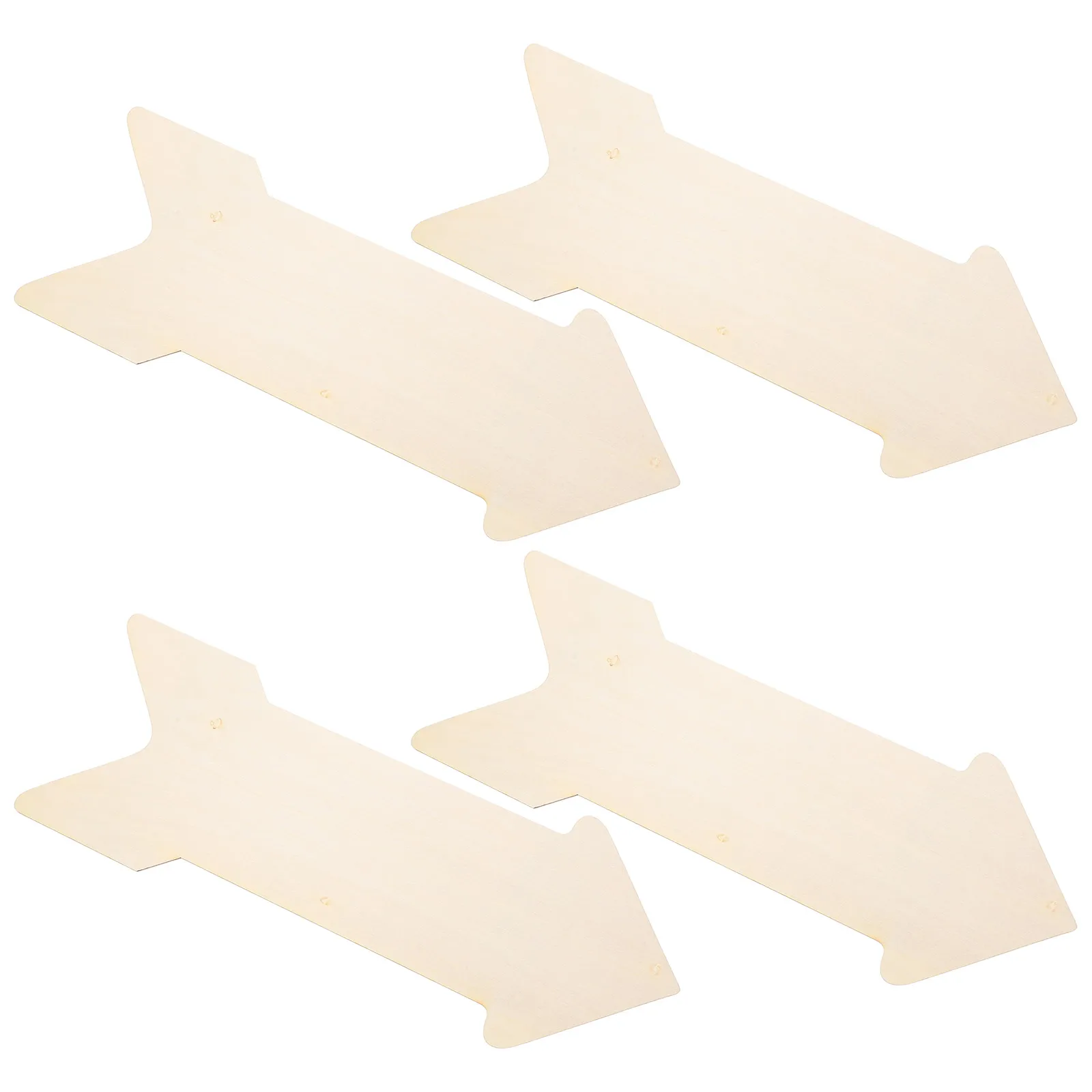 

4 Pcs Arrow naments Unfinished Slices Unfinished Wooden Chips DIY Crafts Home Decor Accessories Holiday Wood Pieces