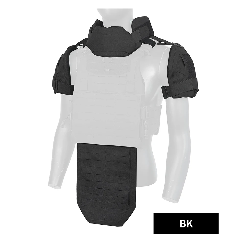 

Тактический жилет DMgear, универсальный защитный жилет для шеи + наплечники + защита промежности, тактический жилет, аксессуары, тактическое оборудование