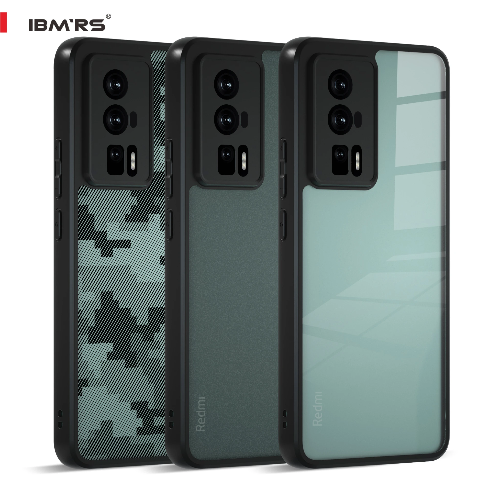 

IBMRS for Xiaomi Redmi K60/K60 Pro/Poco F5 Pro Case, [Military Grade Drop Protection] camouflage Shockproof Phone Case