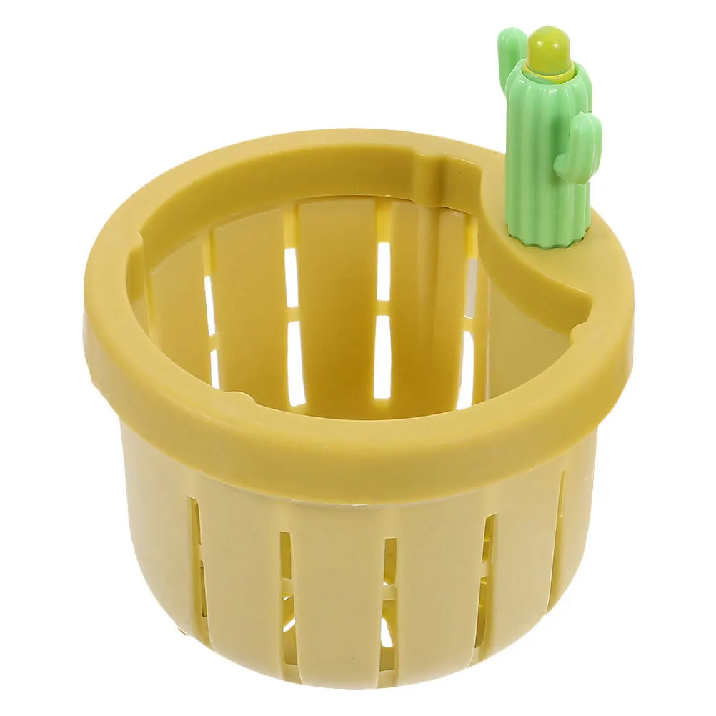 

Sink Drain Strainer Basket Kitchen Waste Filter Cactus Pattern Efficient Drainage Multi Functional Sink Protector Easy to Clean