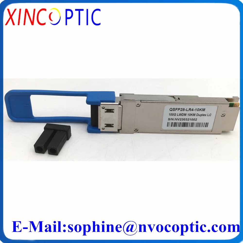 

100Gb/s QSFP28 LR4 10KM LWDM Transceiver,100G QSFP28-100G-LR4 QSFP GBIC Duplex LC 100GBASE-LR4 Fiber Optic Module