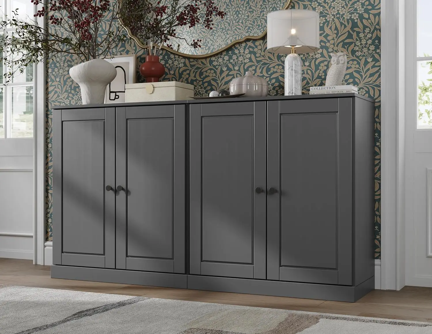 Solid Wood Sideboard Buffet Cabinet - 64