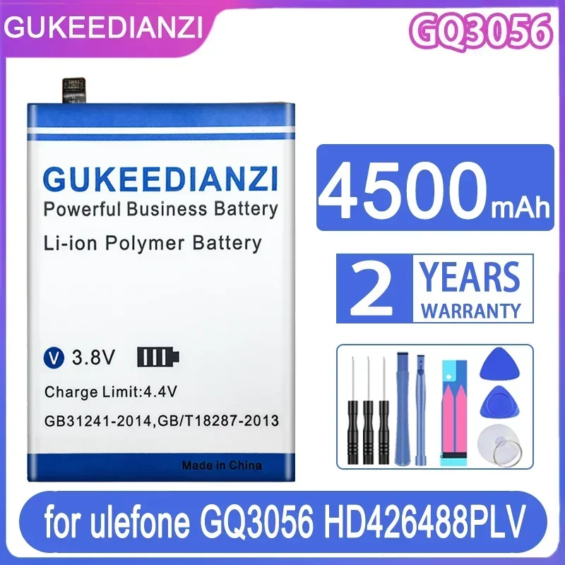 

Сменный аккумулятор GUKEEDIANZI 3900 мАч/4500 мАч для ulefone GQ3056 HD 426488 ПЛВ GQ3036