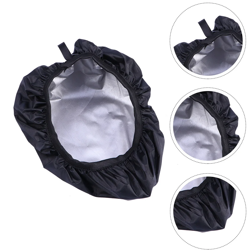 

2Pcs Waterproof Bike Seat Cover Elastic Drawstring Adjustable Water Resistant Bike Saddle Protector Rain Uv Dust Protection