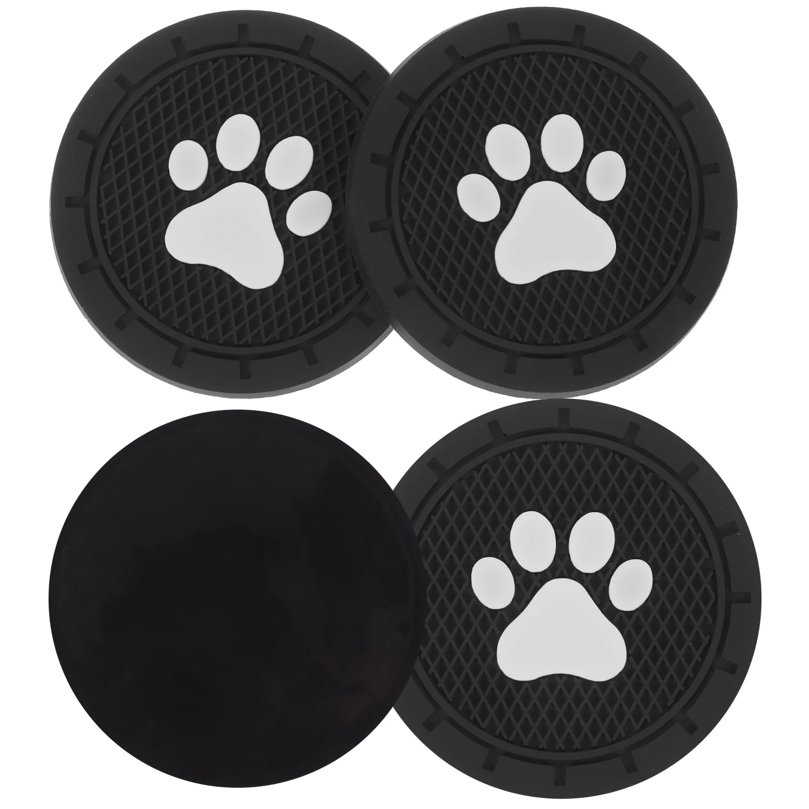 

4Pcs Auto Insert Coasters Non-Slip Tumbler Pads for Car Cup Holder Protection Car Cup Coasters Coaster Anti-Slip Tumbler Pads