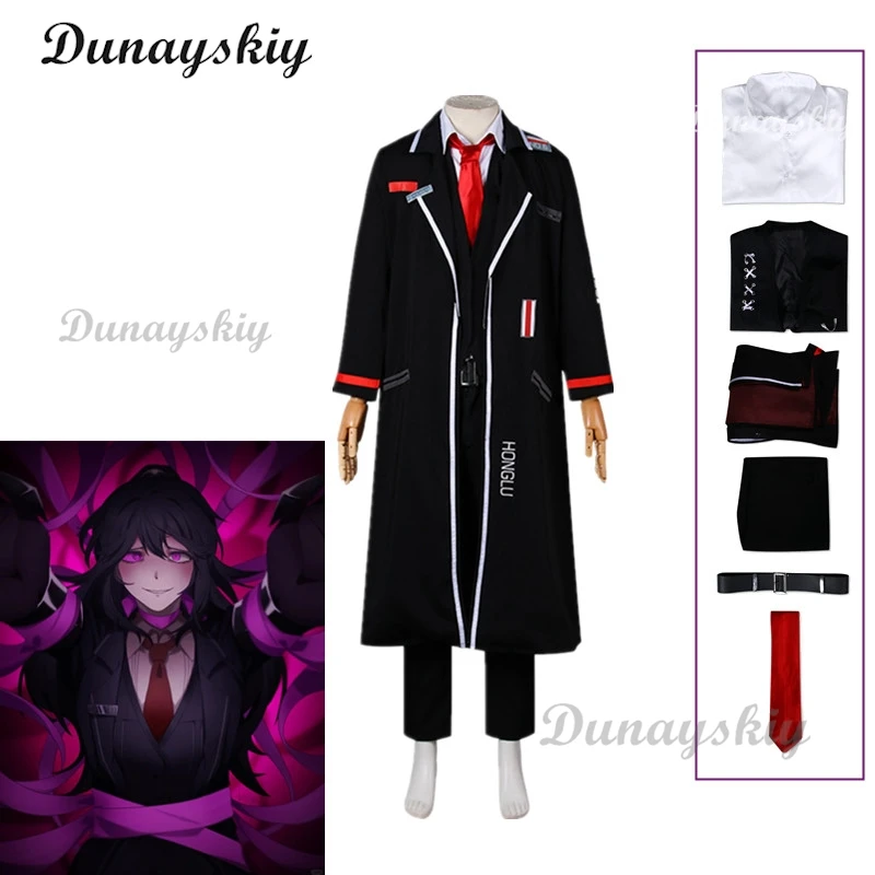 

Game Limbus Company Hong Lu Cosplay Costume Men Roleplay Fantasia Outfits Halloween Carnival Party Clothes For Male Disguise