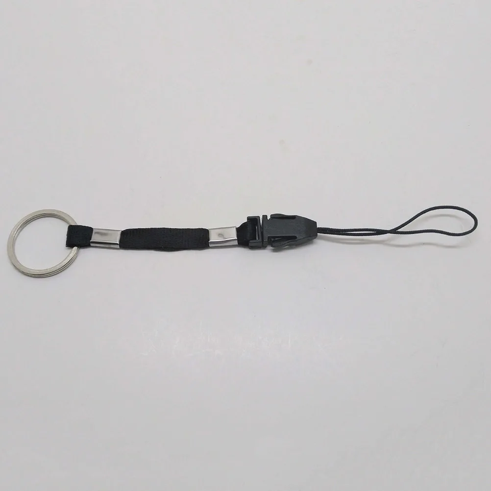 

10pcs Black Lanyard Detachable Phone Strap Nylon Wristband for Flashlight Tail Rope Lightweight Electronics Accessories
