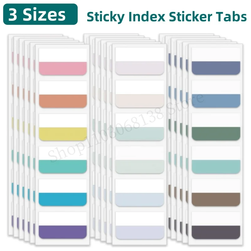 60/240 Stück mehrfarbige, klebrige, beschreibbare, neu positionierbare Index-Tabs, Flaggen für Seiten, Buchmarker, Lesen, Schule, Bürobedarf