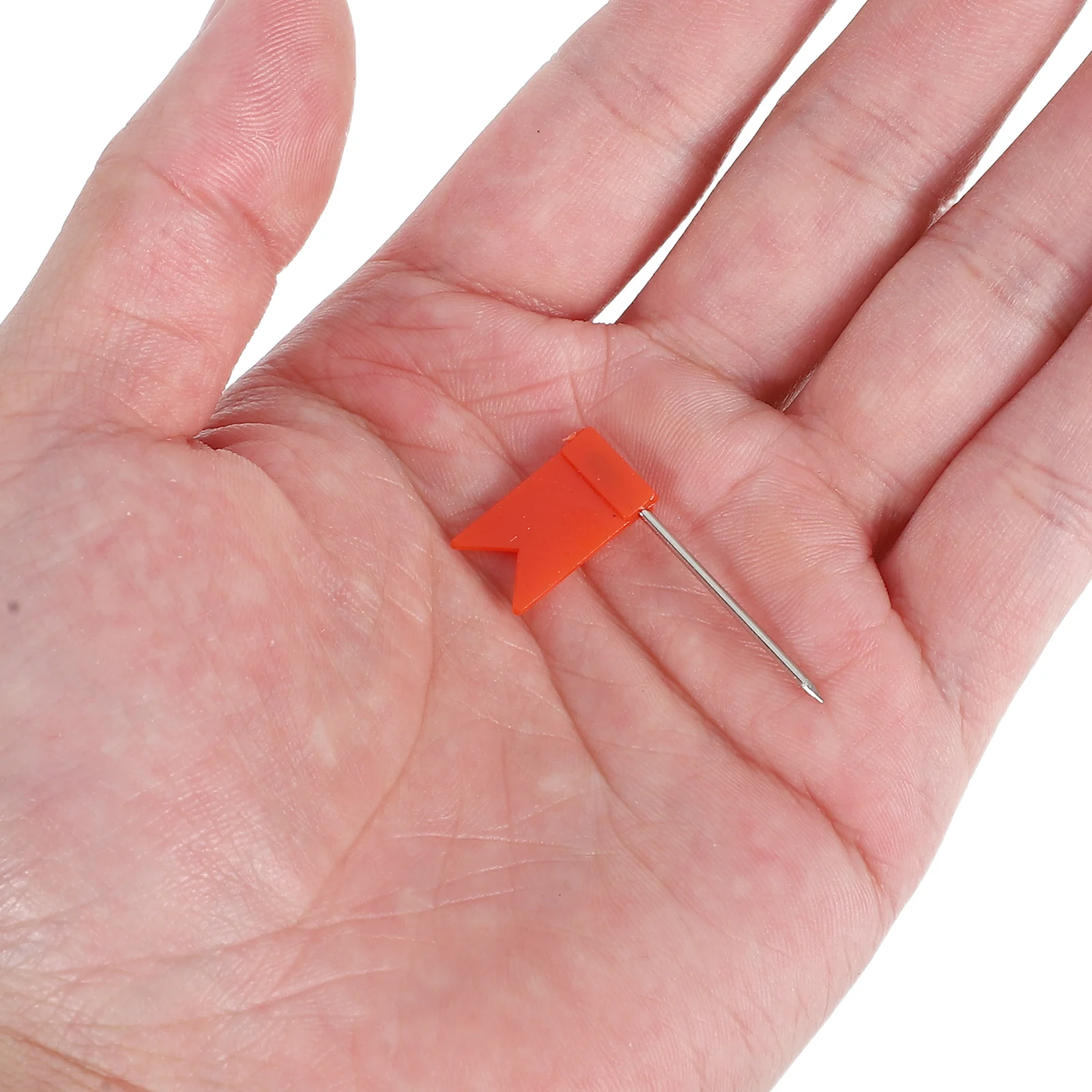 

160pcs Flag Pins Map Markers Reusable Container Travel Maps School Office Supplies Colorful Cork Board Pushpins