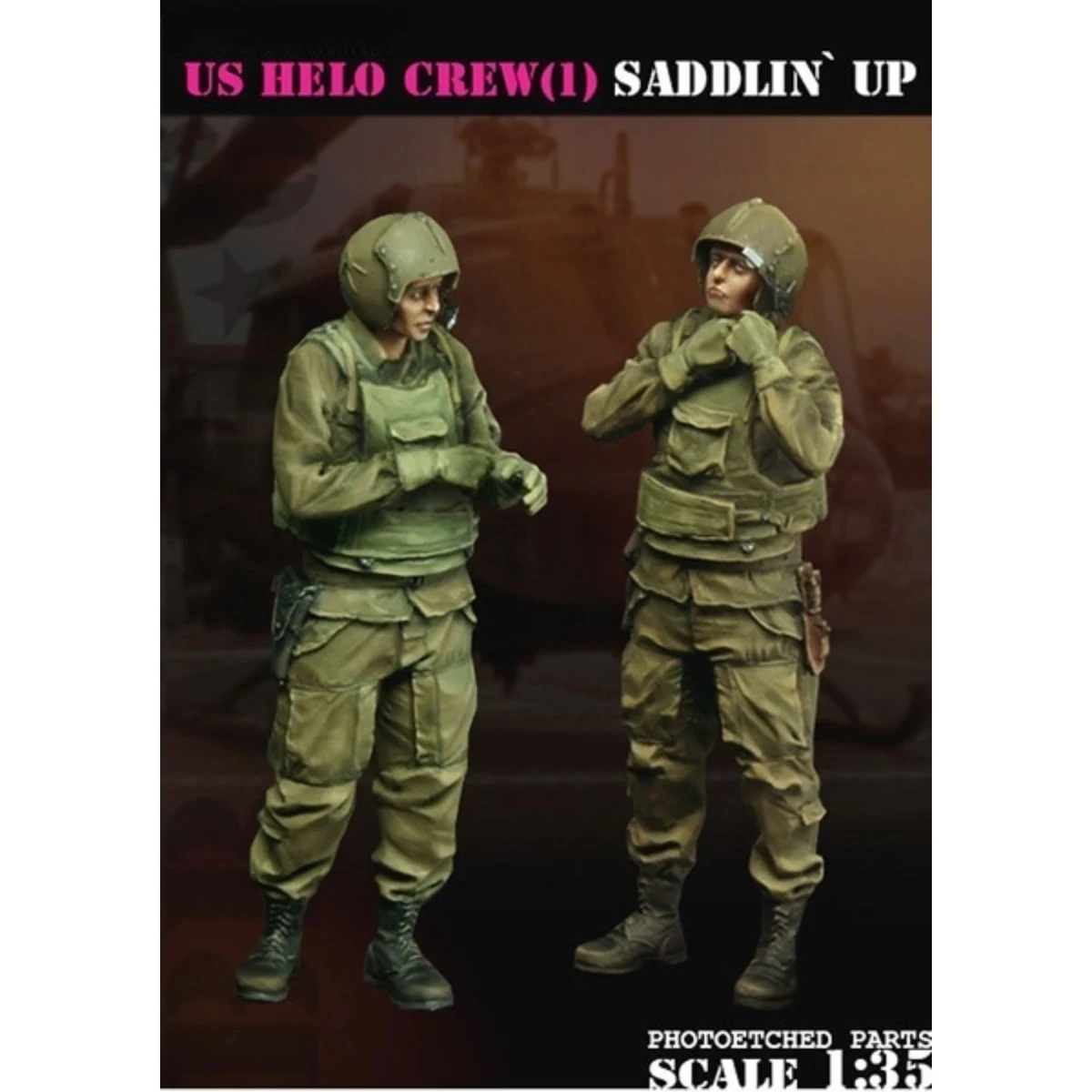 

1/35 Resin unpainted model Kit, military theme, American helicopter crew unassembled and unpainted GK, 1415R