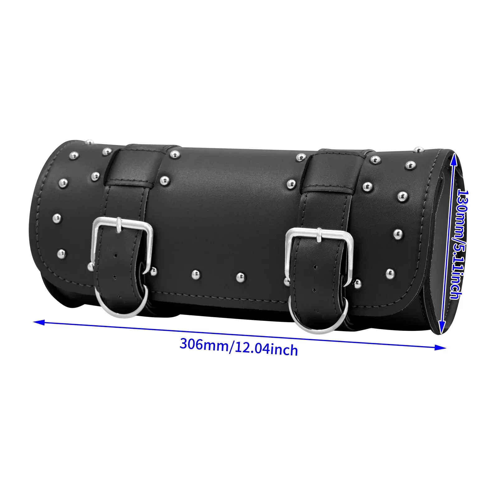 Motorcycle PU Leather Saddlebag Side Storage Tool Bag Front Luggage Pouch For Harley Sportster Softail Touring For BMW For Honda