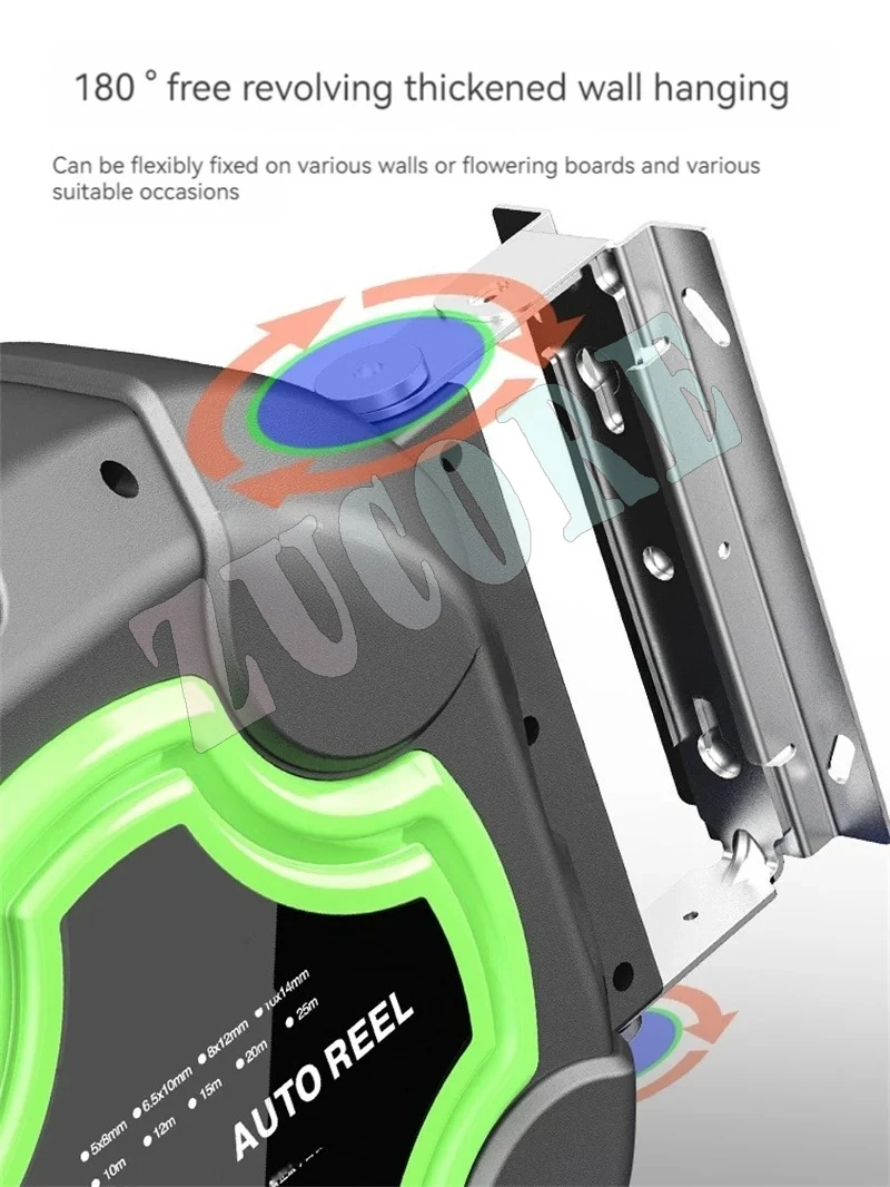 Air Drum Automatic Telescopic Hose Double Shaft 10/15/20M PU Yarn Clip Hose Pneumatic Repair, Beauty Tools