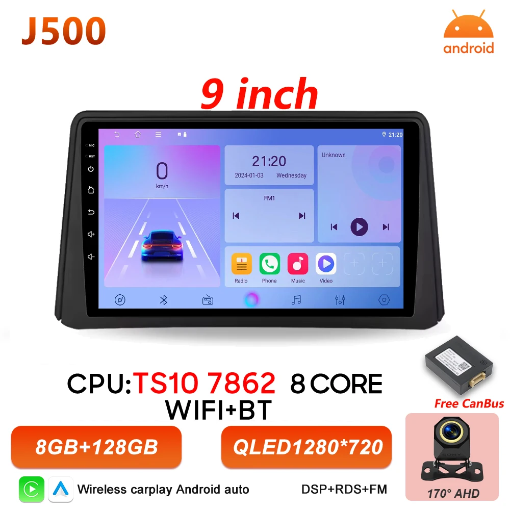 Autostereo Android 16 Radio voor Opel Mokka Vauxhall Mokka 2012 2013 2014 2015 2016 Carplay Video Multimedia Speler BT Head Unit