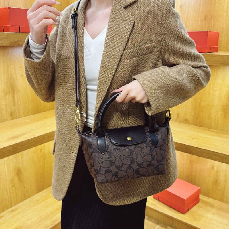 

Элегантная женская роскошная кожаная сумка-тоут Стильная сумка через плечо Модная сумка через плечо Высококачественная классическая дизайнерская сумка