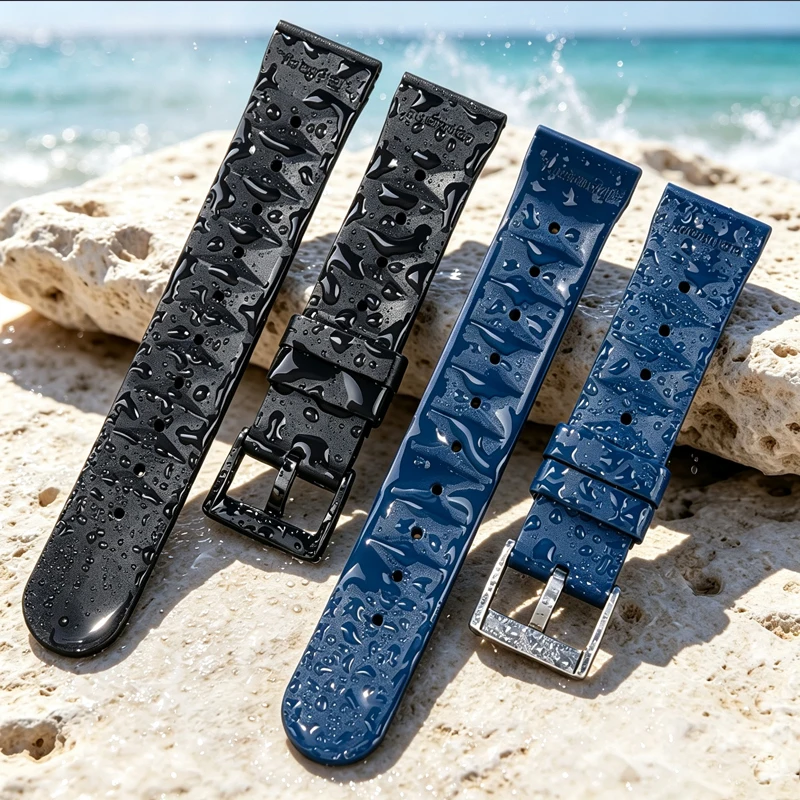 20MM 22MM  Silicone Watch Stra - Seiko Watch 5 Sports ulasan dan harga