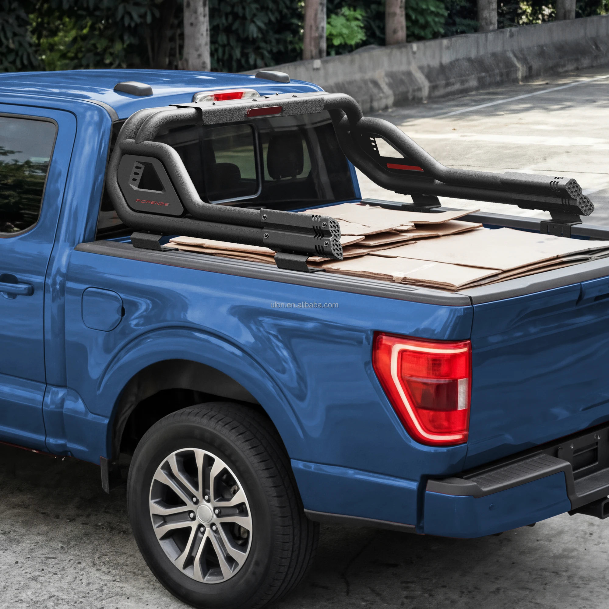 Barra Antivuelco Ajustable de Alta Calidad, Barra Deportiva de Acero para Camionetas de Tamaño Completo, Compatible con Tundra, Ford F150, GMC, RAM, Acero al Carbono Negro
