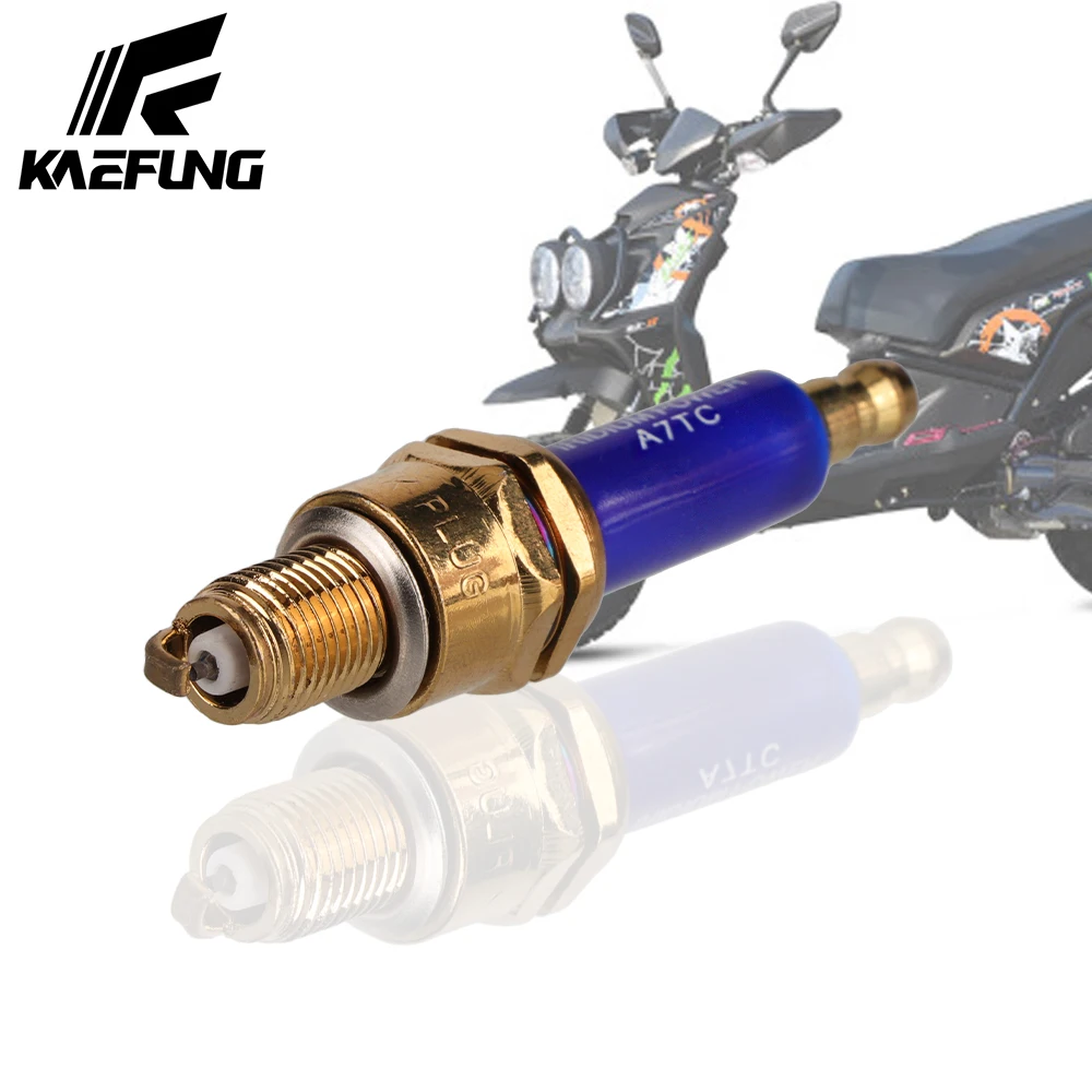 

A7TC Plug Spark for GY6 50 cc 70cc 90 cc 110cc 125 cc 150cc ATV Dirt Bike Go Kart Scooters Quad Dune Buggy Sandrail Moped Taotao