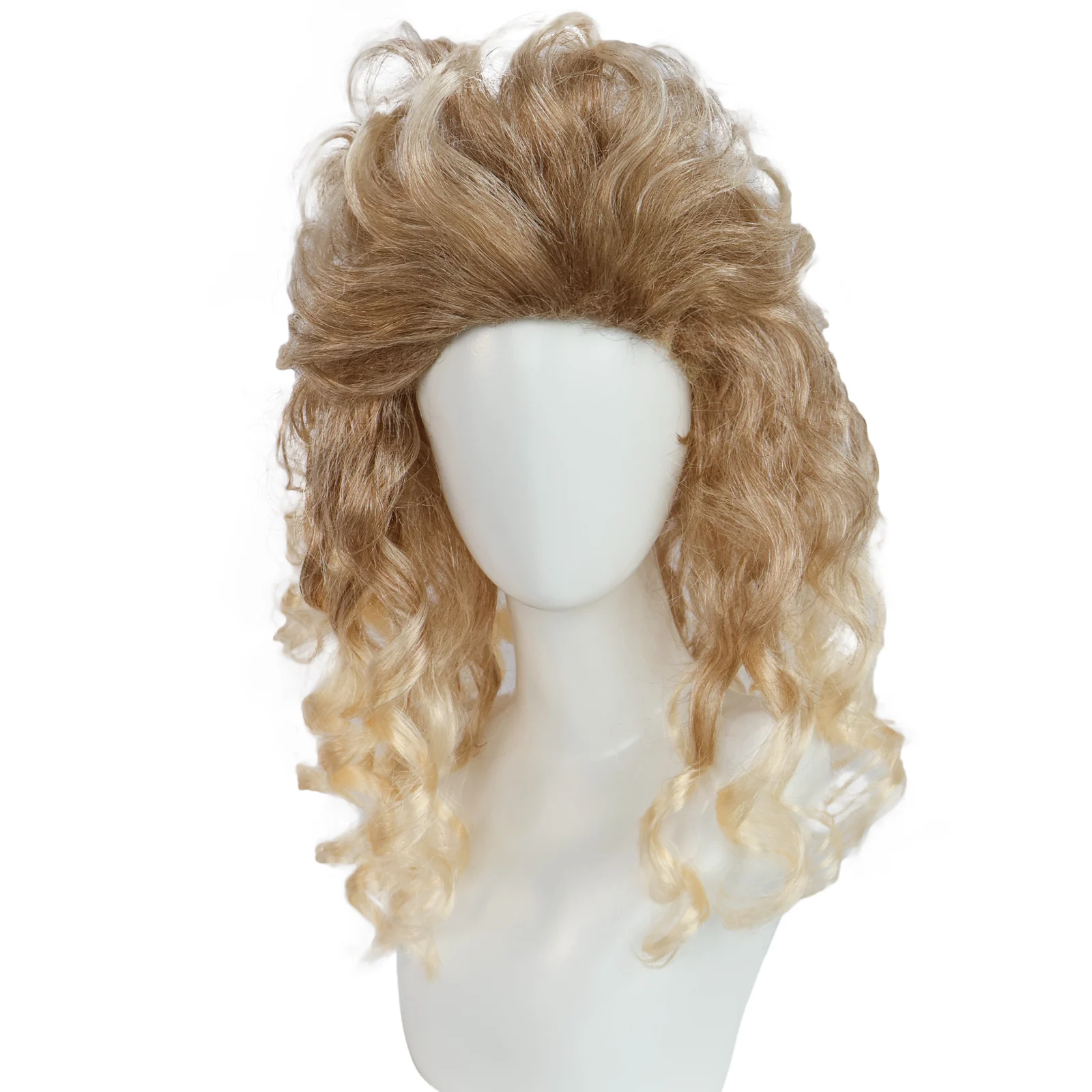 Synthetic Blonde Big Curly Wig - Women'S Fashion Of The 70S recension och pris