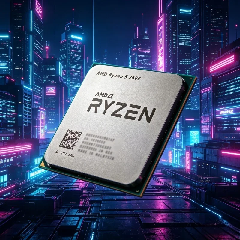 

Economical AMD Desktop Processor Ryzen 5 R5 2600 Socket AM4, 3.4GHz 6-Core 12-Thread