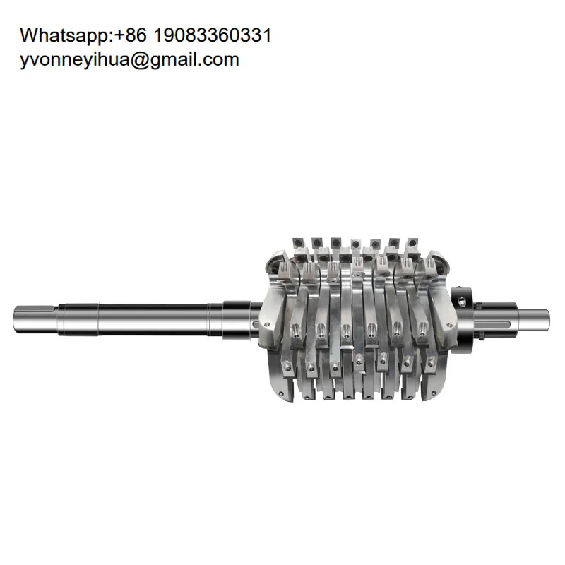 

H230*D230*D50*6t Replaceable Spiral Cutter Head Stringer Notching Tools For Wood Pallet Groove Stringer Slotting Cutter