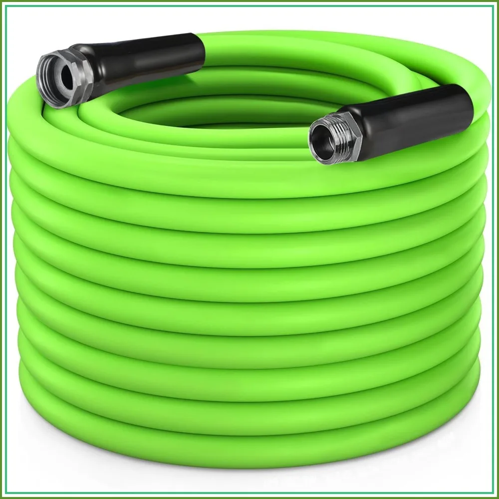

Heavy Duty Garden Hose 5/8 Inch x 200ft - Kink Resistant, Leak Proof, Rustproof Water Hose for Outdoor Watering